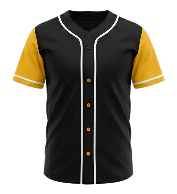 Woman's Jersey Glide Weave Club Shirt - Black-Orange