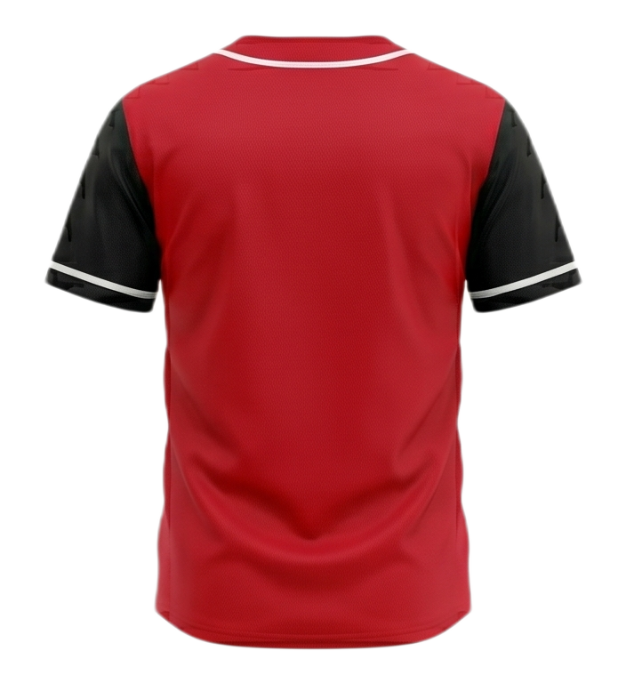 Man's Jersey Glide Weave Club Shirt - Red